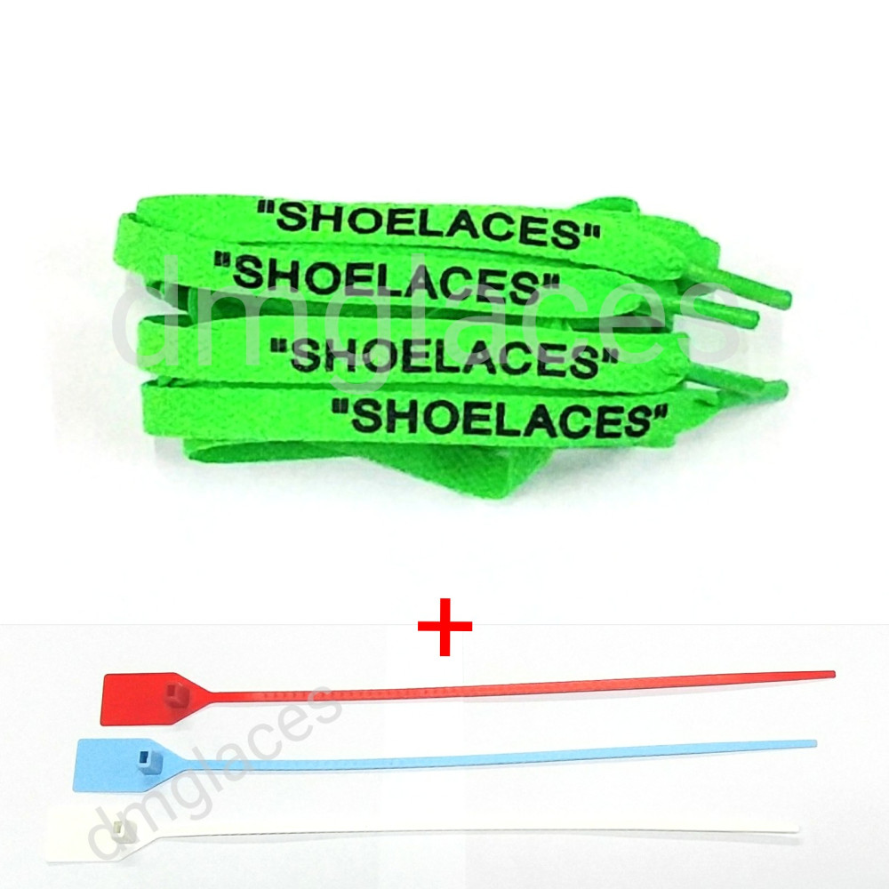 "Shoelaces" Flat Laces + Zip Tie